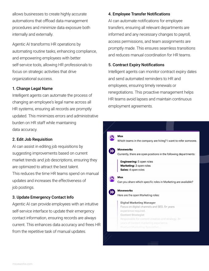 Moveworks：2025年代理型人工智能AI智能体终极指南报告：100＋企业生成式AI用例（英文版）_第7页