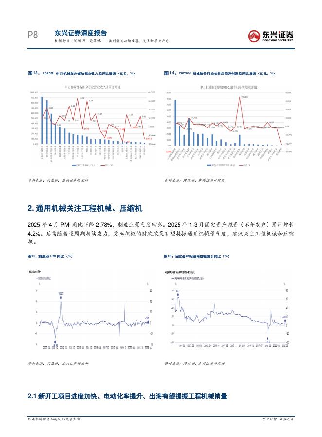 东兴证券：机械行业：2025年中期策略——盈利能力持续改善，关注新质生产力_第8页