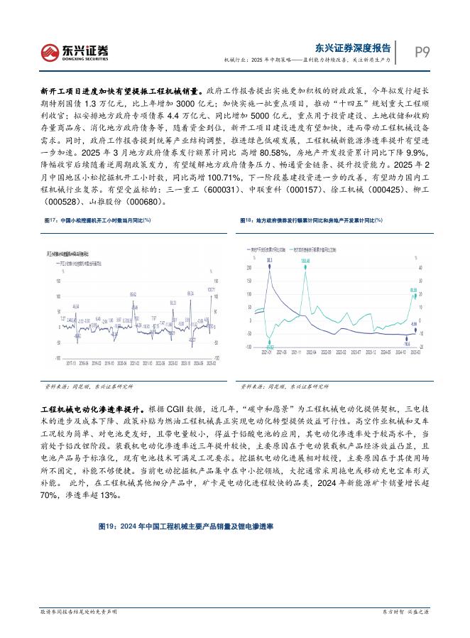 东兴证券：机械行业：2025年中期策略——盈利能力持续改善，关注新质生产力_第9页
