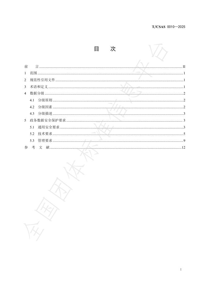 T/CSAS 0010-2025 标准预览