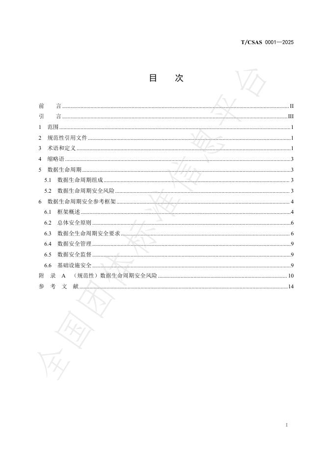 T/CSAS 0001-2025 标准预览