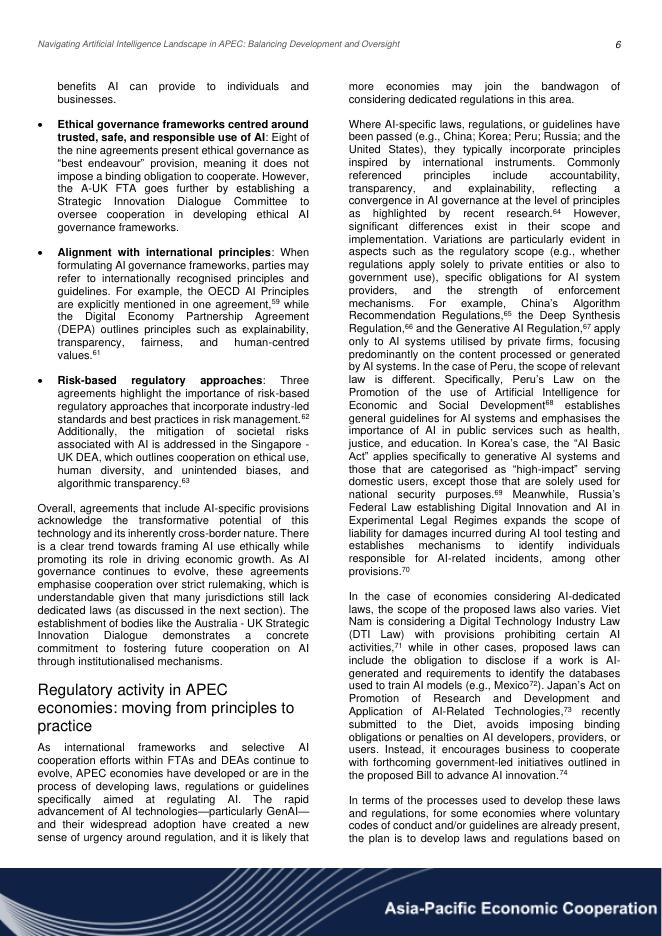 亚太经济合作组织：2025年亚太地区人工智能状况研究报告：平衡发展与监管（英文版）_第6页