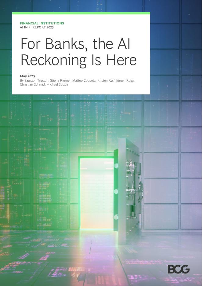 BCG波士顿咨询：2025年<em>人工智能</em>对银行业的颠覆性影响研究报告（英文版） 海报