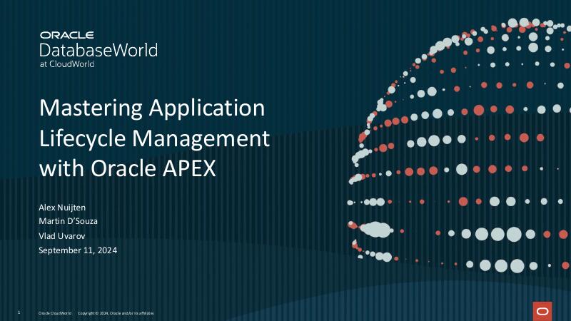 ORACLE：使用Oracle APEX掌握应用程序生命周期管理（英文版）
