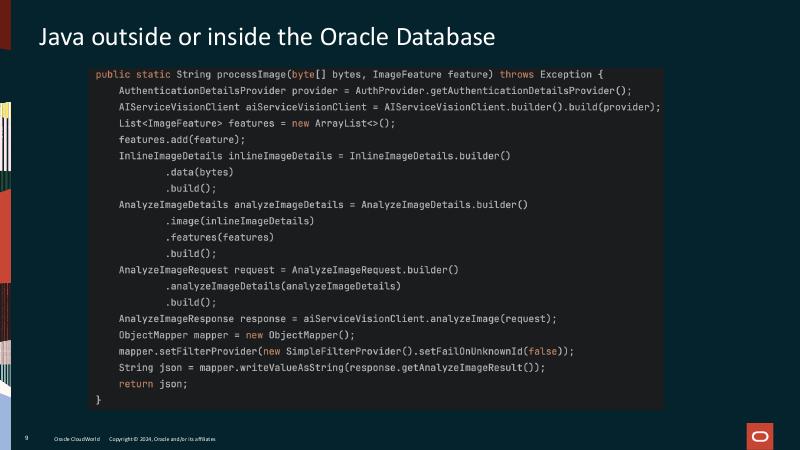 ORACLE：使用Oracle数据库和AI开发：向量、NLP SQL、RAG、GenAI、视觉、语音（英文版）_第9页