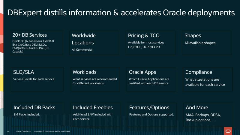 ORACLE：通过AI赋能的DBExpert工具套件加速数据库部署（英文版）_第6页