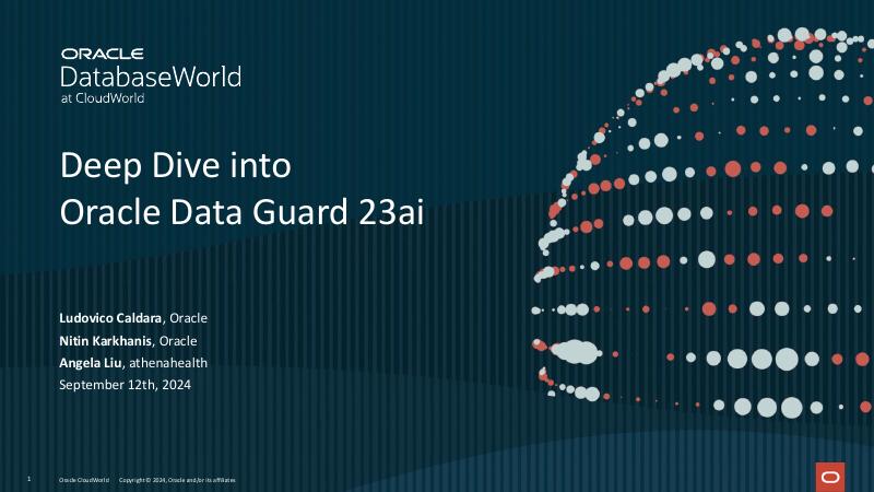 ORACLE：深入研究Oracle Data Guard 23 ai（英文版）