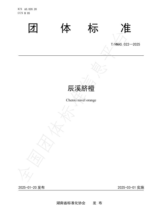T/HNAS 022-2025 标准预览
