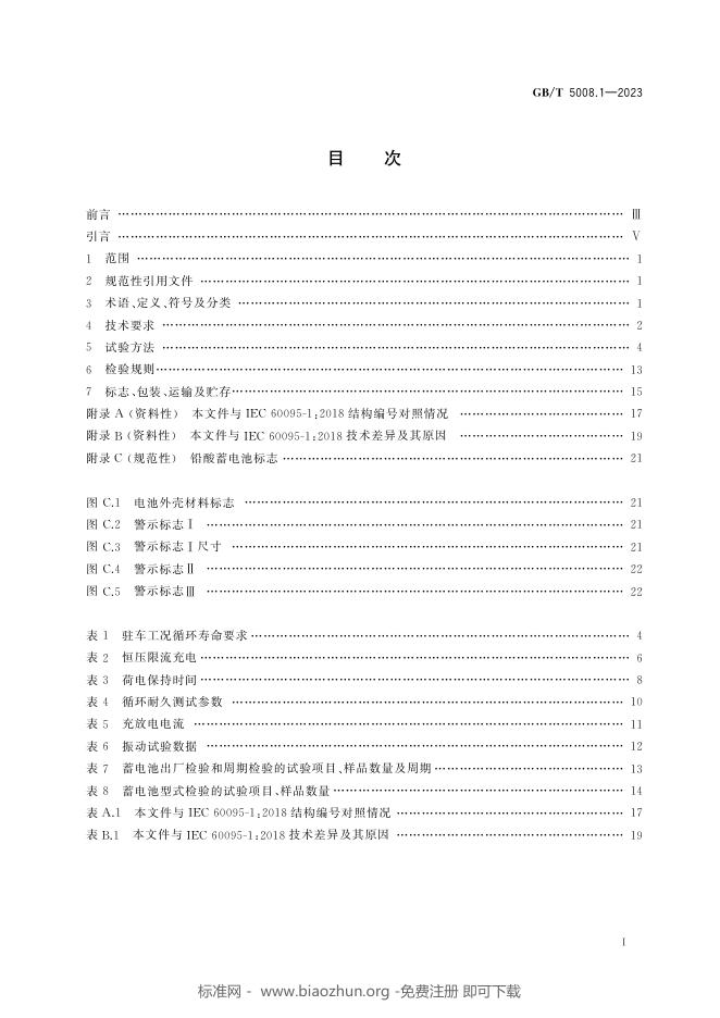 GB/T 5008.1-2023 标准预览
