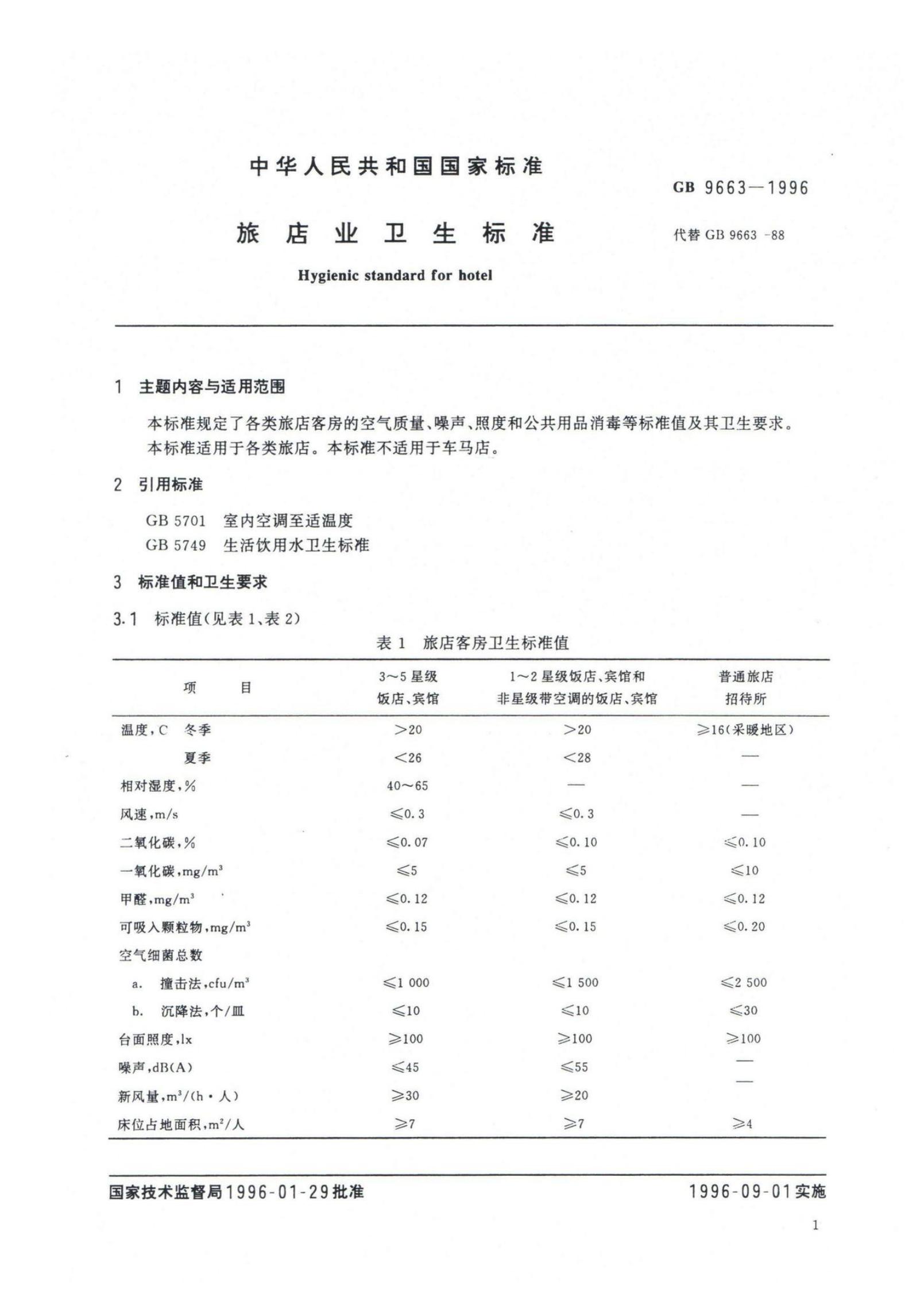 GB 9663-1996 标准预览