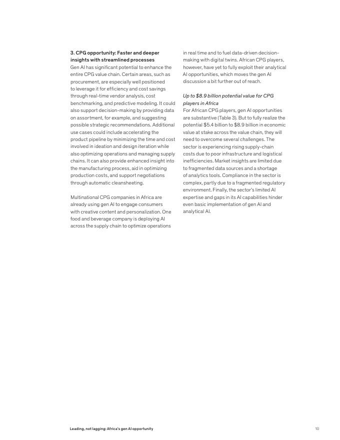 麦肯锡：2025年非洲的生成式人工智能机遇报告（英文版）_第10页