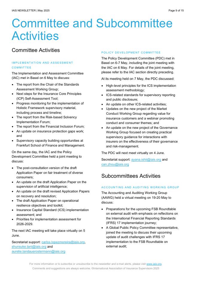 国际保险监督官协会（IAIS）：2025年5月国际人工智能与统计学会通讯报告（英文版）_第9页