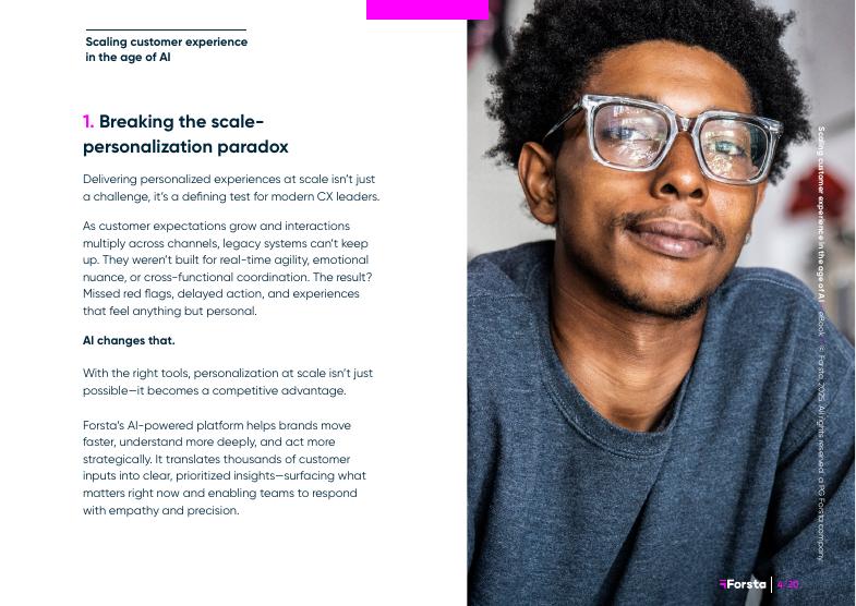 Forsta：2025年在人工智能时代提升客户体验报告（英文版）_第4页