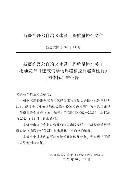 T/XJJGZX 002-2023 标准预览