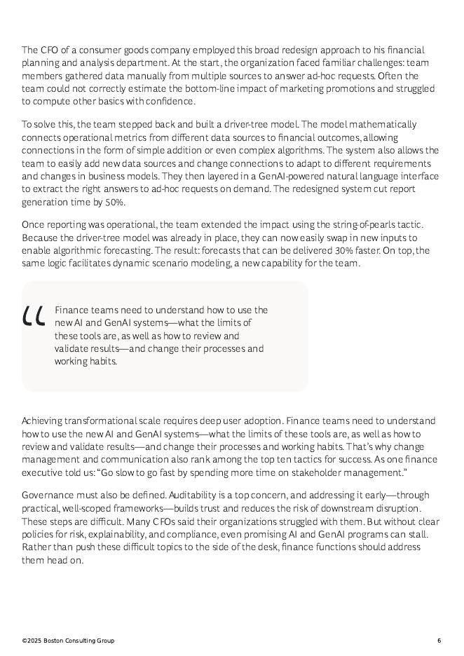 BCG波士顿咨询：2025年财务职能人工智能投资回报率提升策略研究报告（英文版）_第6页