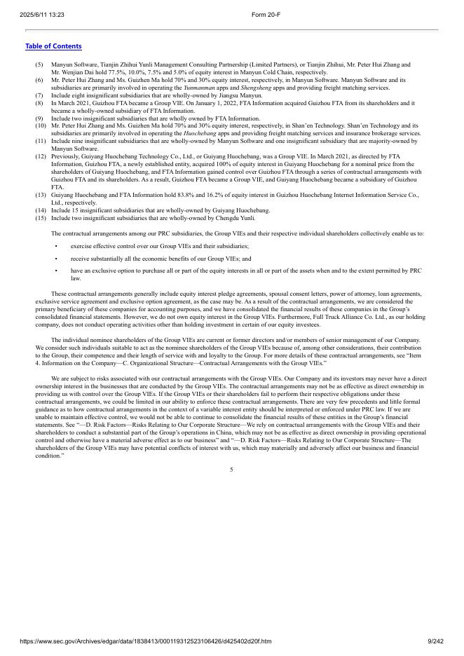 满帮集团（YMM）2022年20-F年度报告（英文版）_第9页