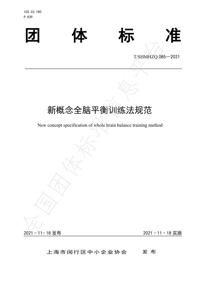 T/SHMHZQ 085-2021 标准预览