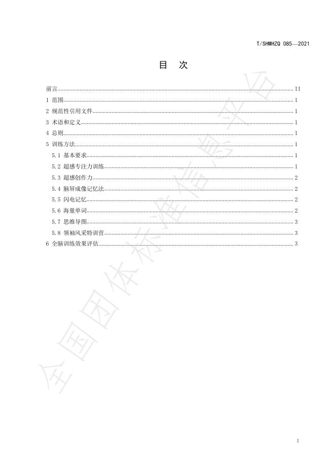 T/SHMHZQ 085-2021 标准预览
