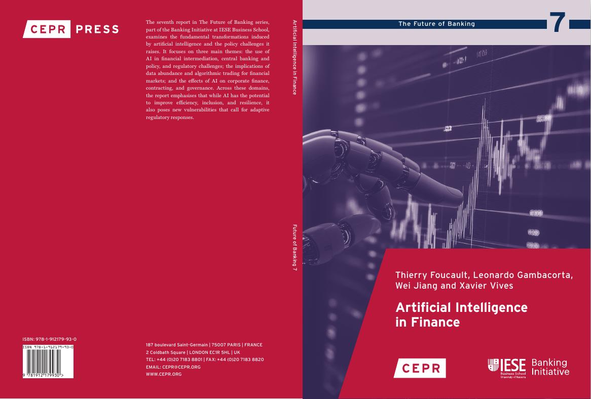 CEPR：2025年金融领域的<em>人工智能</em>报告（英文版） 海报