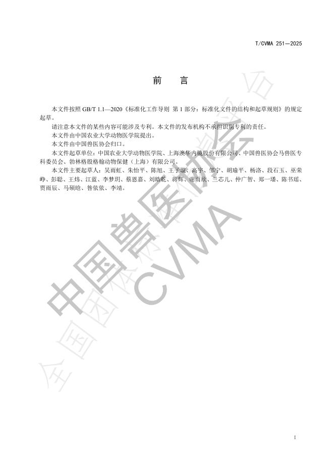 T/CVMA 251-2025 标准预览