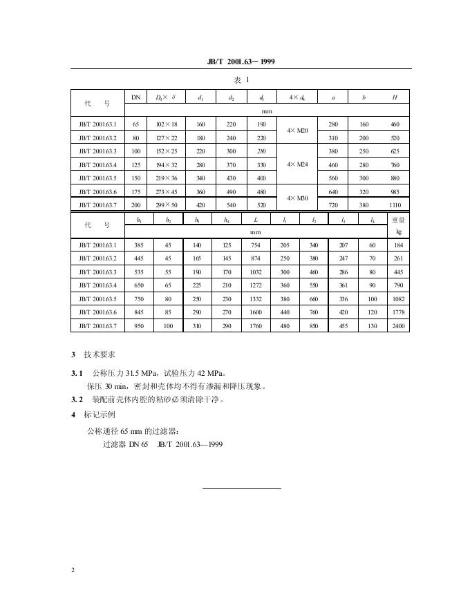 JB/T 2001.63-1999 标准预览
