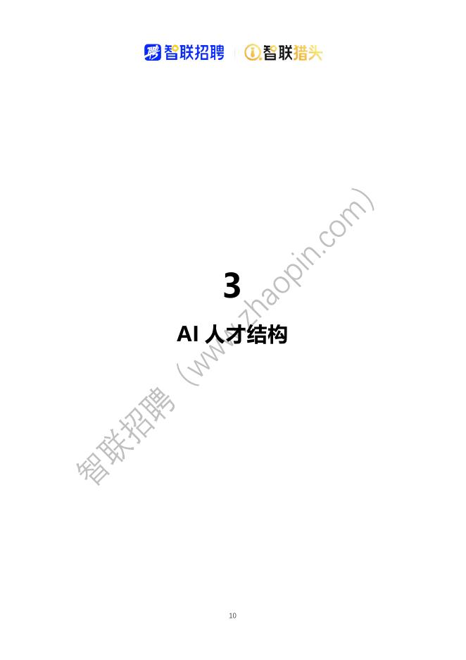 智联猎头：2025年中国人工智能产业人才报告_第10页