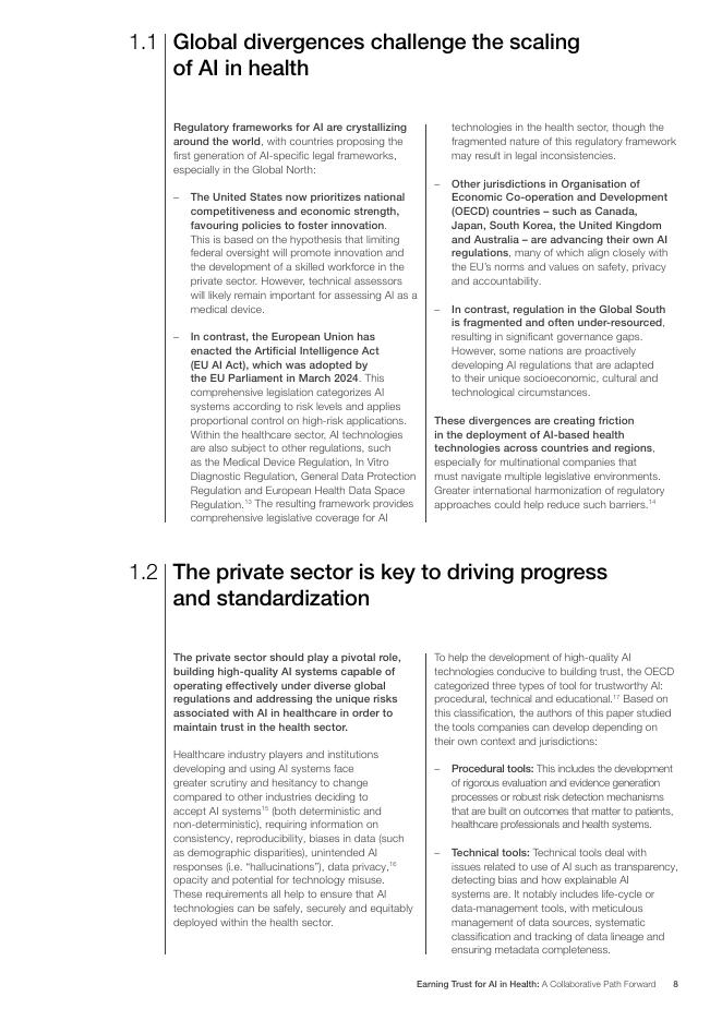 世界经济论坛&BCG波士顿咨询：2025年医疗领域人工智能信任构建：协同推进之道白皮书（英文版）_第8页