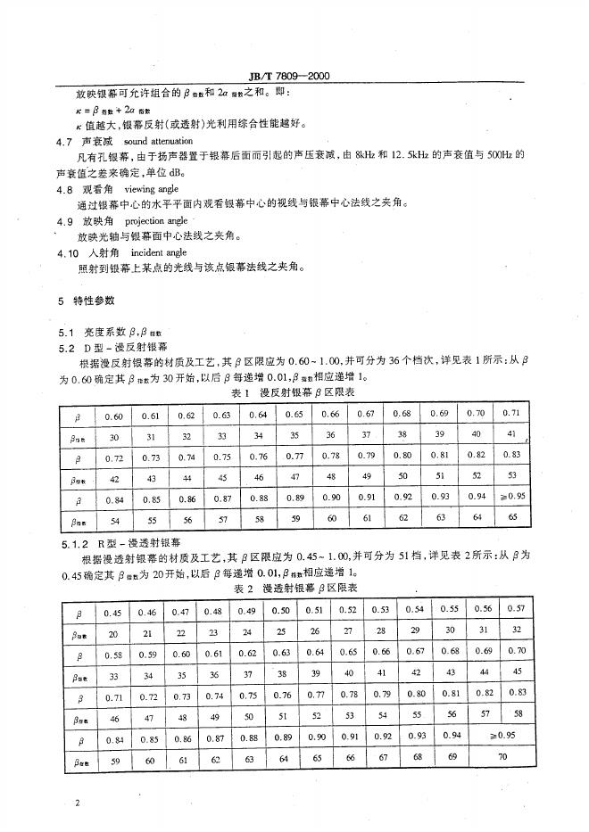 JB/T 7809-2000 标准预览