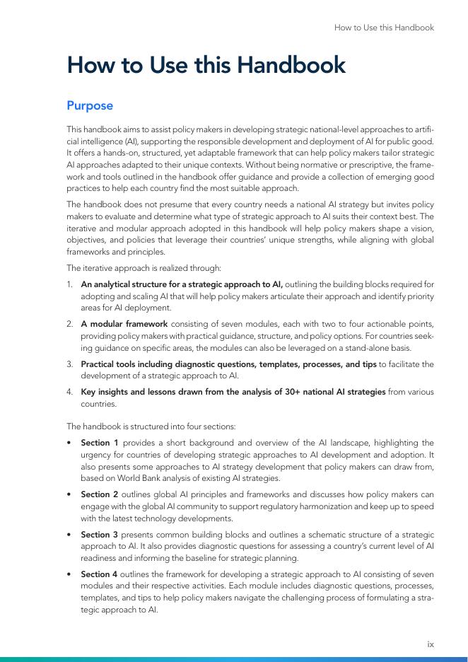 世界银行：2025年人工智能战略制定方针：政策制定者手册（英文版）_第9页