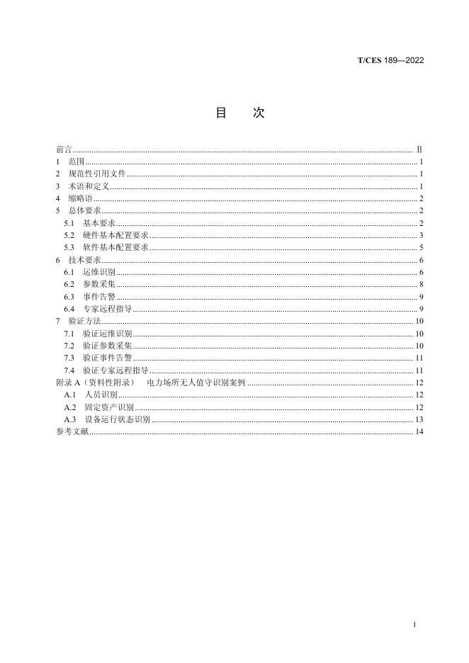 T/CES 189-2022 标准预览