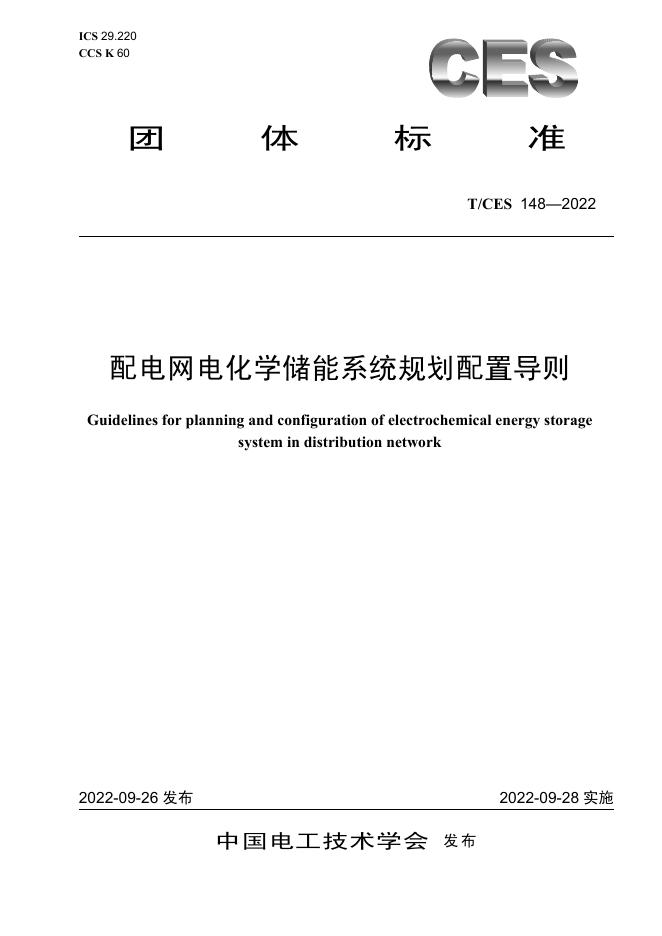 T/CES 148-2022 标准预览