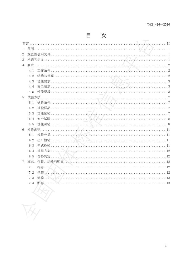 T/CI 484-2024 标准预览