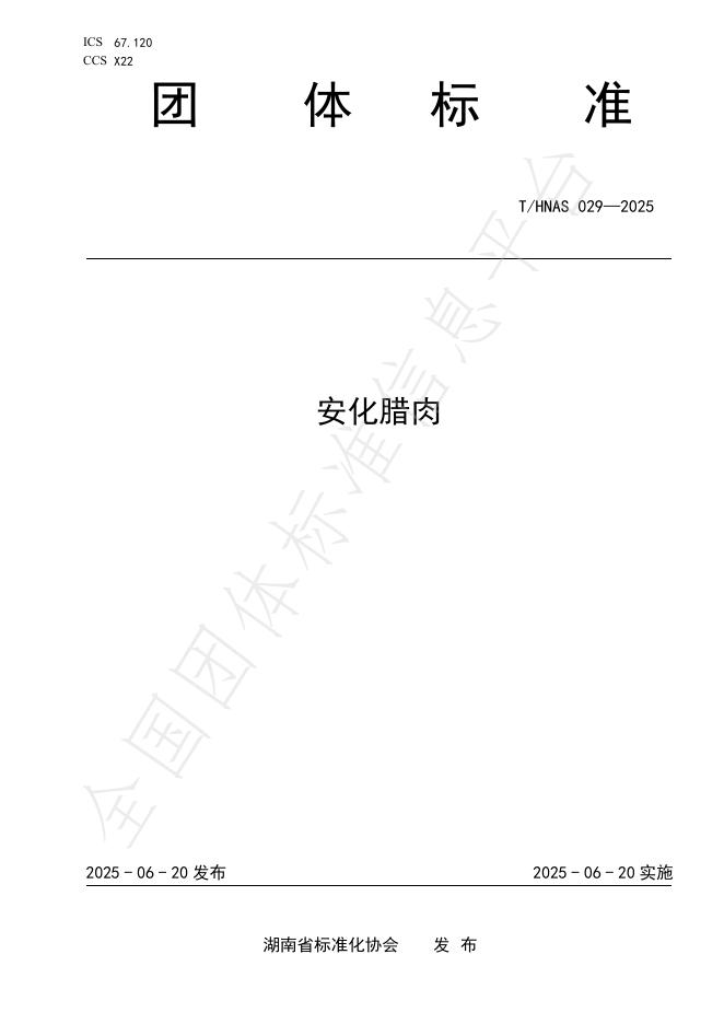 T/HNAS 029-2025 标准预览