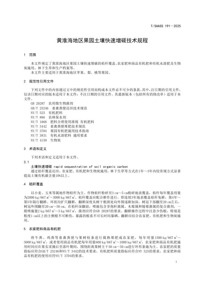 T/SAASS 191-2025 标准预览