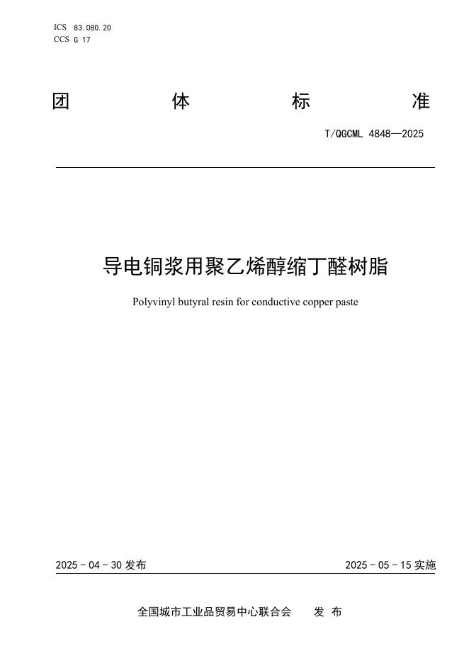 T/QGCML 4848-2025 标准预览