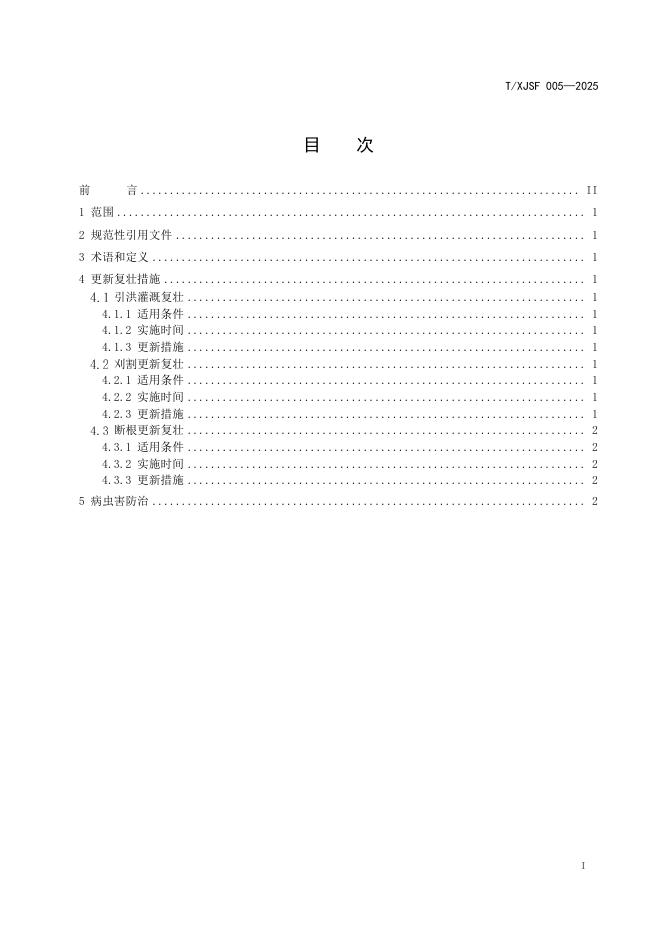 T/XJSF 005-2025 标准预览