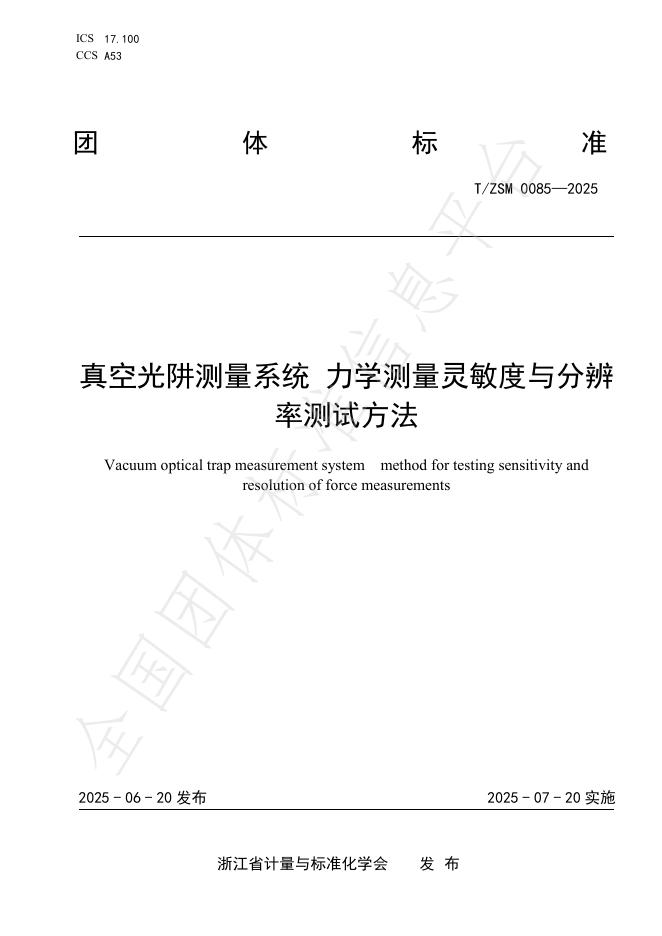 T/ZSM 0085-2025 标准预览