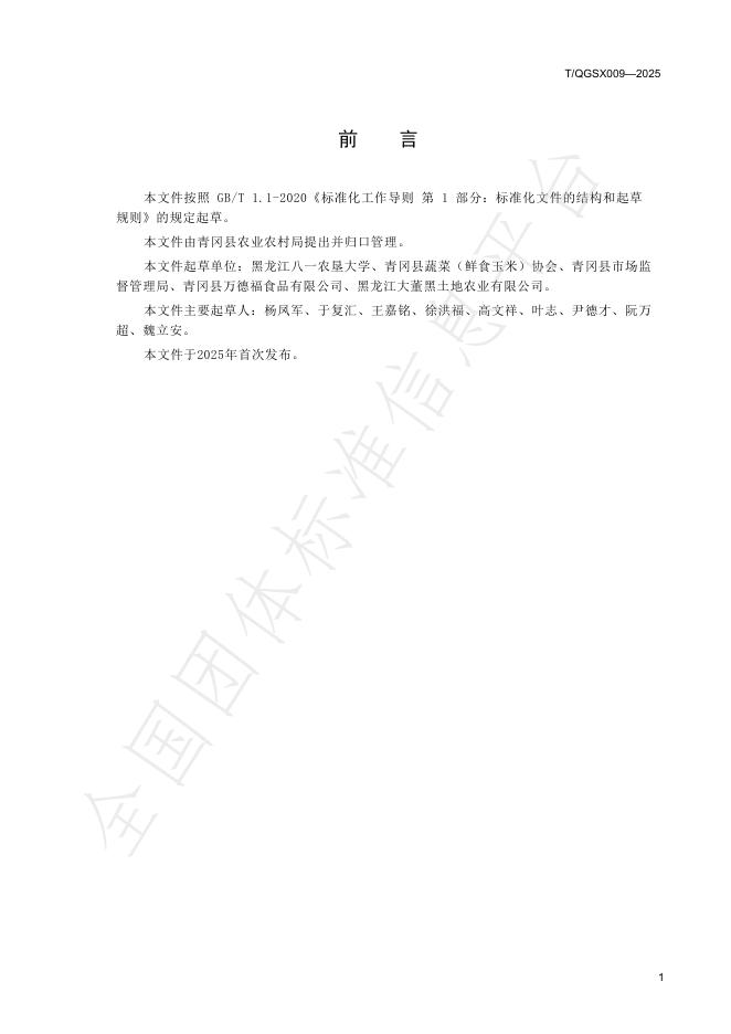 T/QGSX 009-2025 标准预览