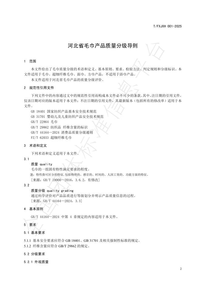 T/FXJXH 001-2025 标准预览