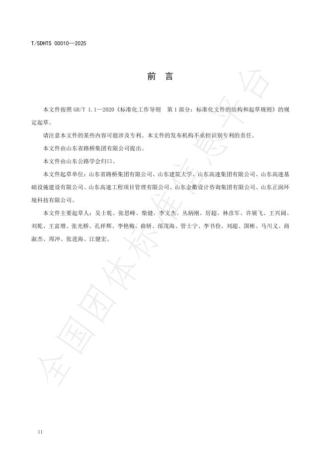 T/SDHTS 00010-2025 标准预览