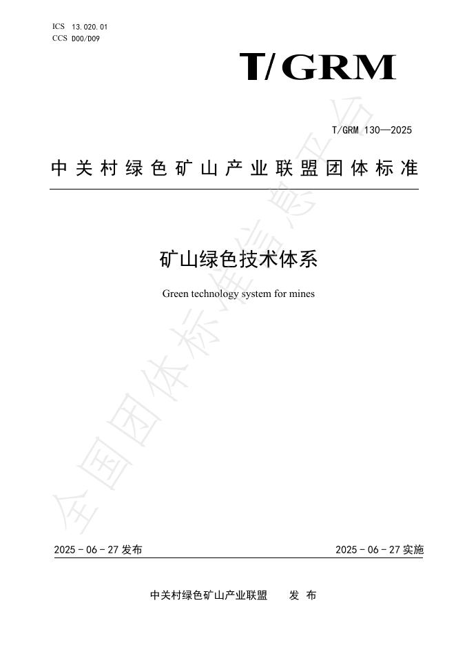 T/GRM 130-2025 标准预览