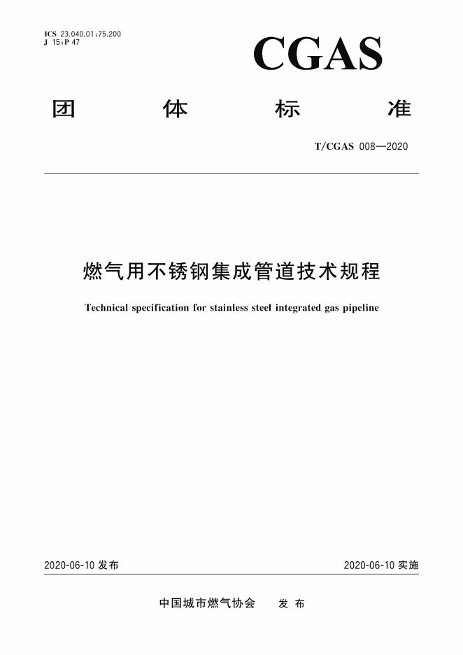 T/CGAS 008-2020 标准预览