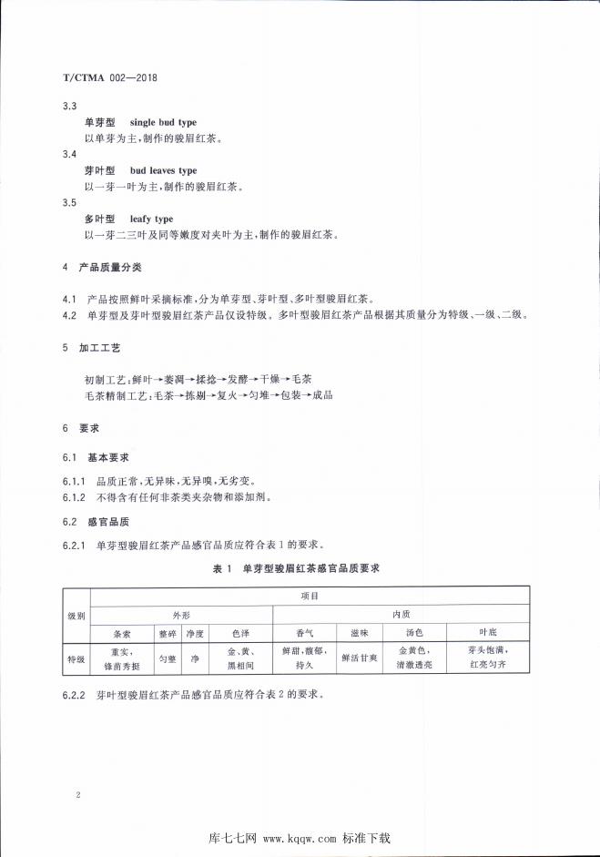 T/CTMA 002-2018 标准预览