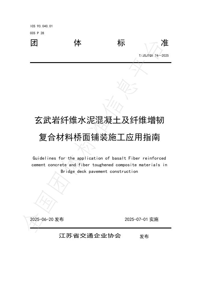 T/JSJTQX 74-2025 标准预览