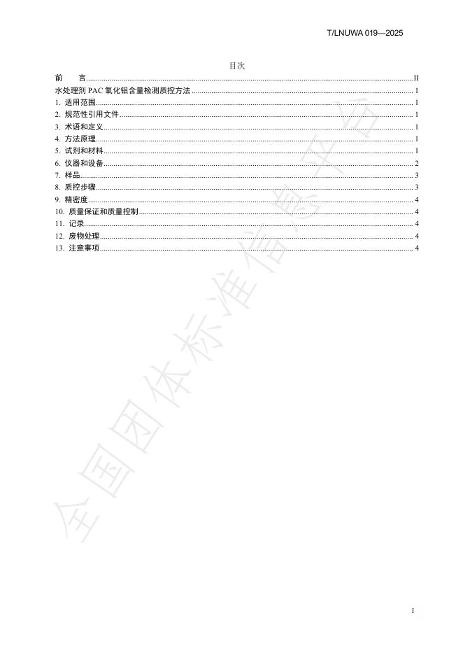 T/LNUWA 019-2025 标准预览