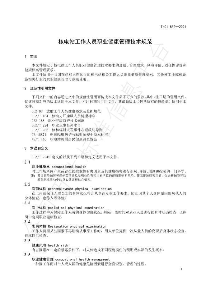 T/CI 852-2024 标准预览