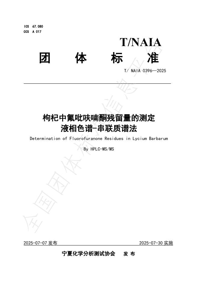 T/NAIA 0396-2025 标准预览