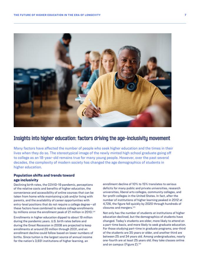 TIAA美国教师退休基金会：2025年长寿时代下高等教育的未来研究报告（英文版）_第7页