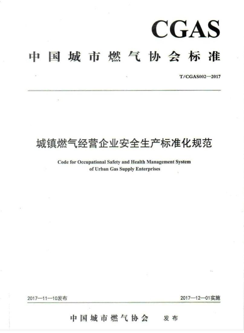 T/CGAS 002-2017 标准预览
