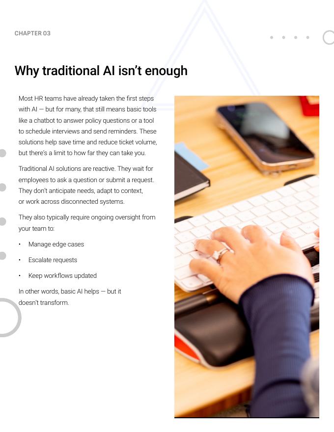 Moveworks：2025年人力资源领导者指南：代理型人工智能如何驱动从招聘到退休的组织文化、绩效与增长报告（英文版）_第7页